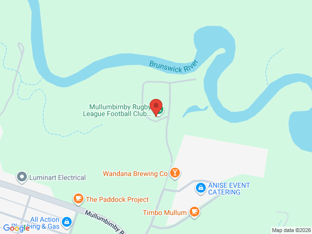 Map showing event location
